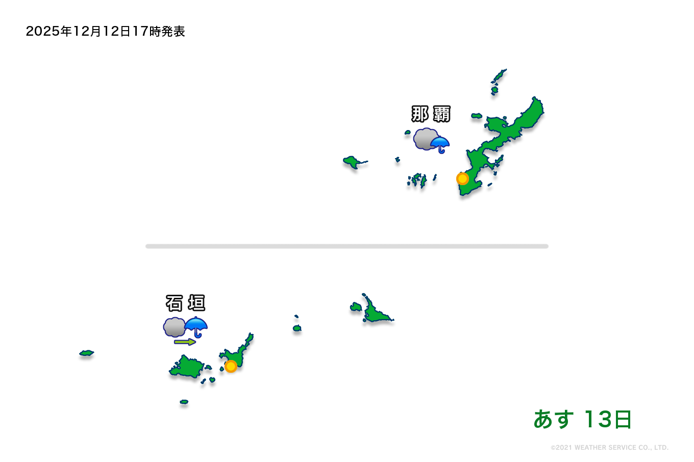 沖縄地方の天気