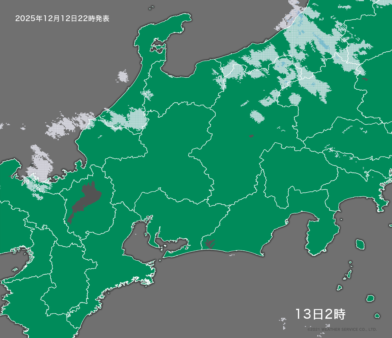 降水短時間予報 - 4時間後