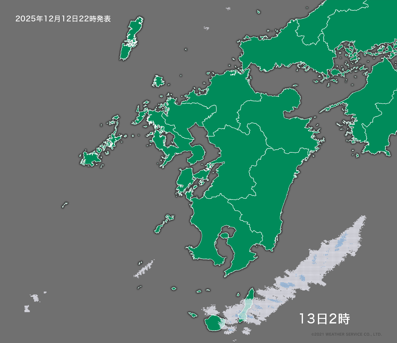 降水短時間予報 - 4時間後