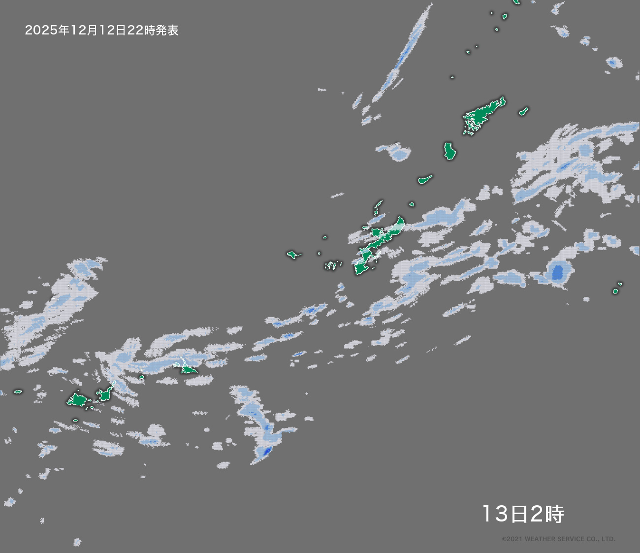 降水短時間予報 - 4時間後